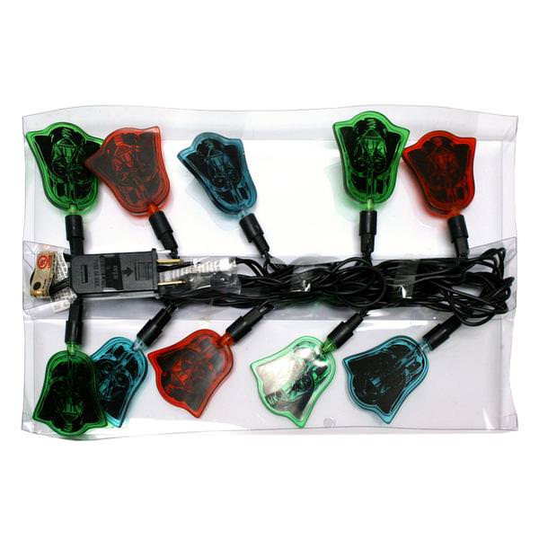 10 Light Black Wire STAR WARS™ Darth Vader LED String Set
